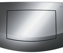 Пластиковая панель смыва для унитаза TECEambia, одинарная система смыва, хром глянцевый