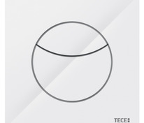 Пневматическая дистанционная пластиковая панель смыва унитаза TECEflushpoint для двойной системы смы