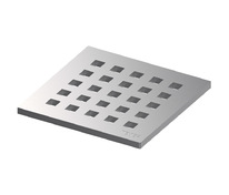 Декоративная решетка TECEdrainpoint S "quadratum", нержавеющая сталь, 100 мм
