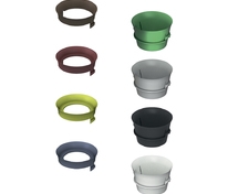 Комплект ограничительных колец TECE для сливных бачков с глубиной установки 13 см