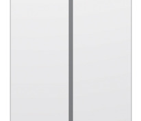 Стеклянная панель смыва для писсуара TECEfilo с ИК-сенсором, питание от сети 230 В, белая