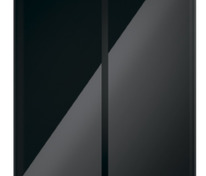 Стеклянная лицевая панель смыва для писсуара TECEfilo с ИК-сенсором, черная