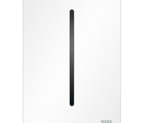 Металлическая лицевая панель смыва для писсуара TECEfilo-Solid с ИК-сенсором, сталь, белый матовый