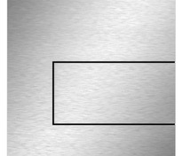 Металлическая панель смыва для писсуара TECEsquare, нержавеющая сталь сатин, покрытие против отпечат