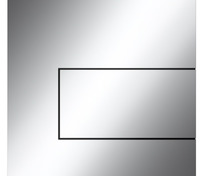 Металлическая панель смыва для писсуара TECEsquare, хром глянцевый