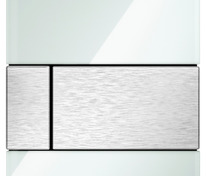 Стеклянная панель смыва для писсуара TECEsquare, стекло мятный зеленый, клавиши нержавеющая сталь са