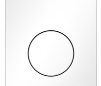 Пластиковая панель смыва для писсуара TECEloop, белая