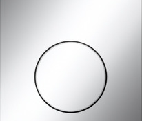 Пластиковая панель смыва для писсуара TECEloop, хром глянцевый