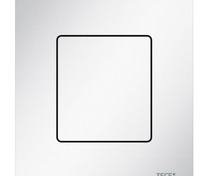 Металлическая панель смыва для писсуара TECEsolid, белая глянцевая