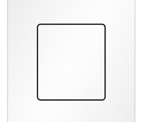 Металлическая панель смыва для писсуара TECEsolid, белая матовая