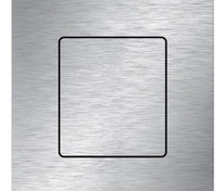 Металлическая панель смыва для писсуара TECEsolid, нержавеющая сталь сатин, покрытие против отпечатк