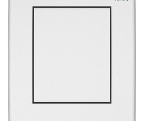 Металлическая панель смыва для писсуара TECEplanus, белая матовая