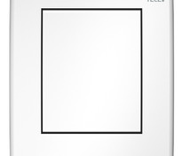 Металлическая панель смыва для писсуара TECEplanus, белая глянцевая