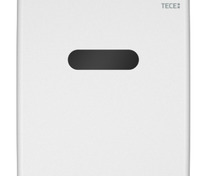 Металлическая панель смыва для писсуара TECEplanus с ИК-сенсором, батарея 6 В, белая матовая
