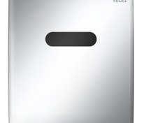 Металлическая панель смыва для писсуара TECEplanus с ИК-сенсором, питание от сети 12 В, хром глянцев