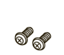 Винты для крепления панели смыва (2 шт.)