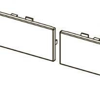 Клавиши нержавеющая сталь сатин