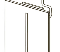 Лицевая панель, пластик белый