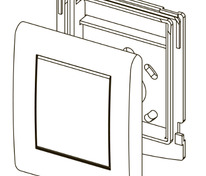 Лицевая панель, нержавеющая сталь, сатин