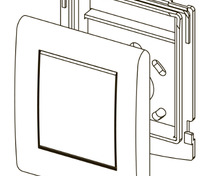 Лицевая панель, хром глянцевый