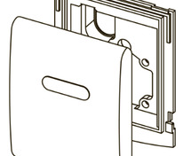 Лицевая панель, хром глянцевый