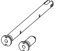 Направляющие стержни для панели смыва (2 шт.)