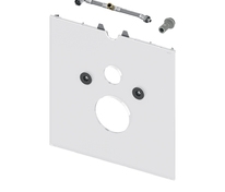 Стеклянная панель TECElux для установки сидений-биде, стекло белое