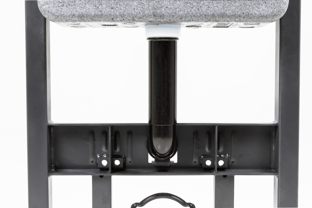 Комплект инсталляции с панелью смыва NOVA ORB 001 с круглыми клавишами, хром глянцевый