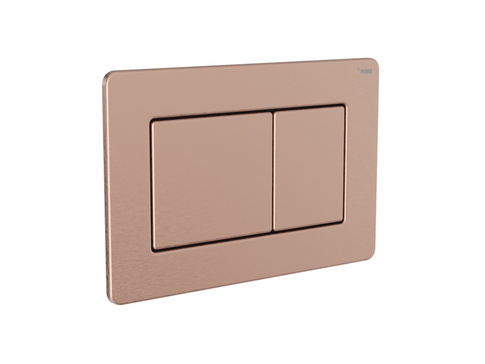 Панель смыва NOVA QUAD STEEL, брашированное золото, матовый