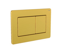 Панель смыва NOVA QUAD STEEL, брашированное титановое золото, матовый