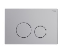 Панель смыва NOVA ORB 001, серебристый матовый