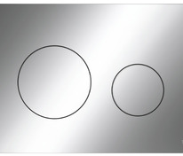 Пластиковая панель смыва для унитаза TECEloop 2.0, хром глянцевый